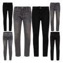 Mädchen Skinny Jeans Designer Denim schwarz grau dehnbar Hose passend für Hose 4-16 Jahre