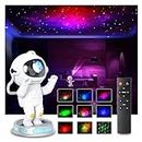 ADSAQOP Projecteur Astronaute, Projecteur Galaxy pour Chambre, Lumières de la Nuit Étoilée avec 8 Nébuleuse, Rotation à 360° Veilleuse LED nébuleuse pour Enfants, Décoration, Fête, Cadeau
