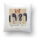 CRAFT MANIACS Taylor Swift 1989 Polaroid Cover Theme 16*16 INCHES Pillow with Filler | Merch for Taylor Swift Lovers, Square
