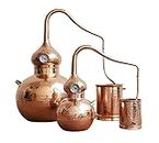 5 Gallon Pure Copper Alembic Still for whiskey, moonshine essential oils by Copperholic