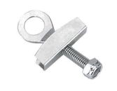 Chain Tensioner Adjuster BMX Fixed Gear Single Speed Bike Track Bicycle, Chrome