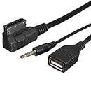 Music MDI AMI MMI Interface USB AUX Cable for Including Mobile Phones Navigation Phone MP3 Etc in The Process of Using Dont Worry at All A6L A8L Q7 A3 A4L A5 A1 Situation State