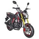 Lifan X-PRO 150cc Gas Motorcycle Adult Motorcycle Moped Scooter KP Mini 150 Street Motorcycle Bike(Black/Red)