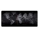Gaming Mouse Pad Large Extended Mouse Mat with Stitched Edge Desk Mat Keyboard Pad for Laptop Computer Desktop PC Gamer Office and Home Non-Slip Rubber Mousepad (60-30CM Map)