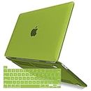 IBENZER Compatible with MacBook Pro 13 Inch Case 2015 2014 2013 end 2012 A1502 A1425, Hard Shell Case with Keyboard Cover for Old Version Apple Mac Pro Retina 13, Avocado Green, CA-R13AVGN+1