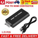 PS2 to HDMI Video Converter Composite AV to HDMI PlayStation 2 PS-2 HD Adapter