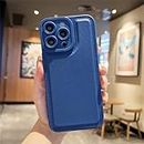 Luxury Cortex Phone Case for iPhone 14 13 12 11 Pro Max X XR XS Max 7 8 Plus Bumper Back Cover,Blue,for iPhone X