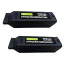 MaximalPower Gifi Power 8050mAh 14.8V 4S High Power LiPo Flight Battery for Yuneec Typhoon H Drone [NOT Compatible with YUNEEC Typhoon H Plus] (2X 8050mAh 4S LiPo Battery-H)
