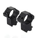 FOCUHUNTER Hohes Profil Scope Rings - 30mm Ringe Montieren Adapter mit 11mm Dovetail Rail