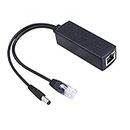 LipiWorld® PoE Splitter Power Over Ethernet Adapter Active 48V to 12V for IP Camera IP Phone POE Devices PoE Switches
