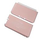 New Replacement Front Back Faceplate Plates Upper & Back Battery Housing Shell Case Cover for 3DS XL/3DS LL Game Console - Pink