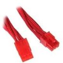 BitFenix Alchemy 6Pin PCIe Extension 45cm - sleeved red/red