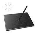 HUION Inspiroy H430P OSU Graphic Drawing Tablet with Battery-Free Stylus 4 Press Keys, Compatible with Android, Linux, Windows and Mac Black