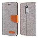 ZTE Axon 7 Case, Oxford Leather Wallet Case with Soft TPU Back Cover Magnet Flip Case for ZTE Axon 7S