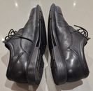 Men's 10.5 Rockport Charles Road Plain Toe black oxford shoes Charlesroad