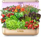 12 Pods Hydroponics Growing System Kit, Indoor Garden w/Full-Spectrum 36W Grow