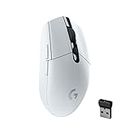 Logitech G304 Lightspeed Wireless Gaming Mouse, Hero Sensor, 12,000 DPI, Lightweight, 6 Programmable Buttons, 250h Battery Life, On-Board Memory, Compatible with PC/Mac - White