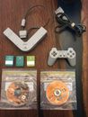 PS1 Accessories Bundle - Multitap, Controller, 2 Games & 3 Memory Cards!