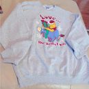 Disney Tops | Disney Winnie The Pooh Christmas Love... The Perfect Gift Sweatshirt, Size Xl | Color: Gray/Red | Size: Xl