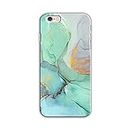 COLORflow Polycarbonate Iphone 6 Plus/Iphone 6S Plus Back Cover | Beautiful Green Marble | Designer Printed Hard Case Bumper Back Cover For Apple Iphone 6 Plus/Iphone 6S Plus
