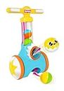 Toomies Tomy Pic and Pop Push Along Baby Toy, Toddler Ball Popper with Ball Launcher and Collector, Suitable For 18 Months, 2 and 3 Year Old Boys and Girls
