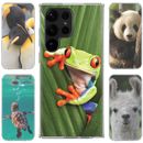 For Samsung Galaxy S24 Ultra S24+ S23 Plus S22 TPU Phone Case Cover+Glass-CTE