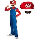 Disguise Nintendo Super Mario Bros Disk73689L Classic Costume, (Small 4-6 Years) Multicolor, Synthetic