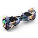 Hoverboard Electric Scooter Skate Self-balance Wheels LED Bluetooth LONGYIN (Galaxy)