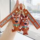 Penny Wise® Cute Scooby Doo Movie Anime 3D Keychain | Keyring & Quirky Bag Charm | Hard Silicone,Unbrekable | Travel Essential | Kids Friendly | Comes With Strap & Bag Hook | Single Piece. (Hands In)