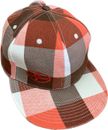 New Spring Summer Women Men Plaid Baseball Caps Outdoor Cool Color block Sun Hat