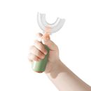 Cartoon Handheld 360 Degree U-shaped Baby Toothbrushes Soft Silicone Teeth Brush
