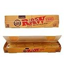 Raw Classic Cone 1-1/4 Size Unrefined Rolling Papers 32 Ct by Raw