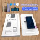 Internal Battery Replacement+Tool Kit For iPhone 6 7 8 XS Max XR 11 12 13 14 Lot