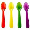 Ikea Plastic Kalas Spoon, Multicolour/Set of 4