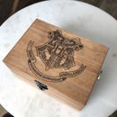 RARE Harry Potter Music Box Engraved HP Fan Gift