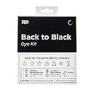 Rit Back to Black Dye Kit Great for Most Types of Fabric, Cotton, Nylon, Linen, Silk, Non Toxic, Can be Used to Restore Faded Black Color Back to a Vibrant Black
