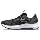 Saucony Men's Omni 21 Running Shoe, Black/White, US 12