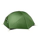 Naturehike 2 Person 3 Season Mongar Camping Tent Ultralight Backpacking Tent for Hiking Cycling (Forest Green-210T Polyester)