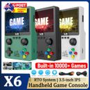 New X6 Game Console HD PSP Handheld Game Console Dual Joystick GBA Arcade Emula