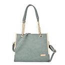 YOYOWING Hand Bag For Women Synthetic Leather Cross Body Ladies Sling Purse Satchel Travel Shoulder Strap, Green