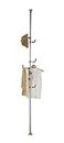 PRINCE HANGER, One-Touch Coat Rack, Silver, Steel, Free Standing, PHUS-0012, Made in Korea