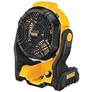 DEWALT 20V MAX* Cordless Fan, Portable, Multi Hanging, Up to 650 CFM Airflow, Tool Only (DCE512B)
