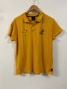 Aus Rugby Union - Australian Wallabies Unisex Supporters Polo - Size 16 - VGC