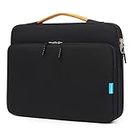 Veki 13-14 Inch Laptop Case Waterproof 360° Bag Sleeve All-Round Protection Laptop Briefcase Shockproof Notebook Bag Protective Case for MacBook, HP, Dell, Lenovo, Asus Notebook (Black)