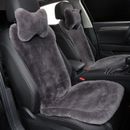 Soft Sheepskin Car Seat Cover for universal Size Auto seat Cushion(1 Front Seat)