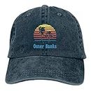 Denim Cap Outer Banks Baseball Dad Cap Adjustable Classic Sports for Men Women Hat