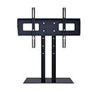 EZONEDEAL Universal TV Stand Table Top TV Stand for 42-70" LCD LED TVs Adjustable Tv Mount Base Stand with Tempered Glass Base - tv Bracket (42~70'')