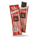 Primal Spirit, Vegan Meatless Jerky Strips - High Energy, High Protein, Non-GMO, 93% Fat-Free Snacks, Vegan Jerky - 28g, Pack of 6 Hot & Spicy Flavour