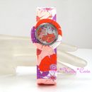 Retro Funky Flower Power Mod Art Bright Poppy Pansy 60-70s Silicone Floral Watch