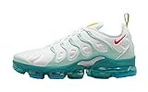 Nike mens Air Vapormax Plus, White/Laser Blue/Washed Teal/S, 10.5